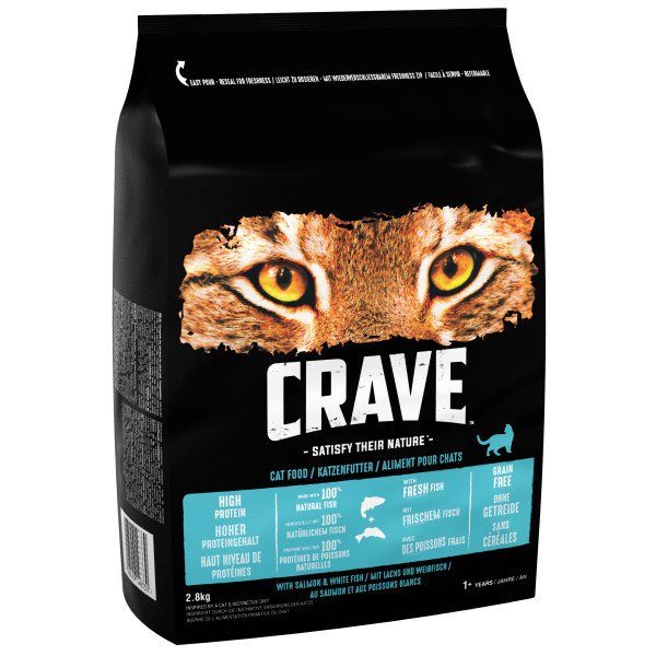 Crave Salmon & Whitefish Adult Cat Food