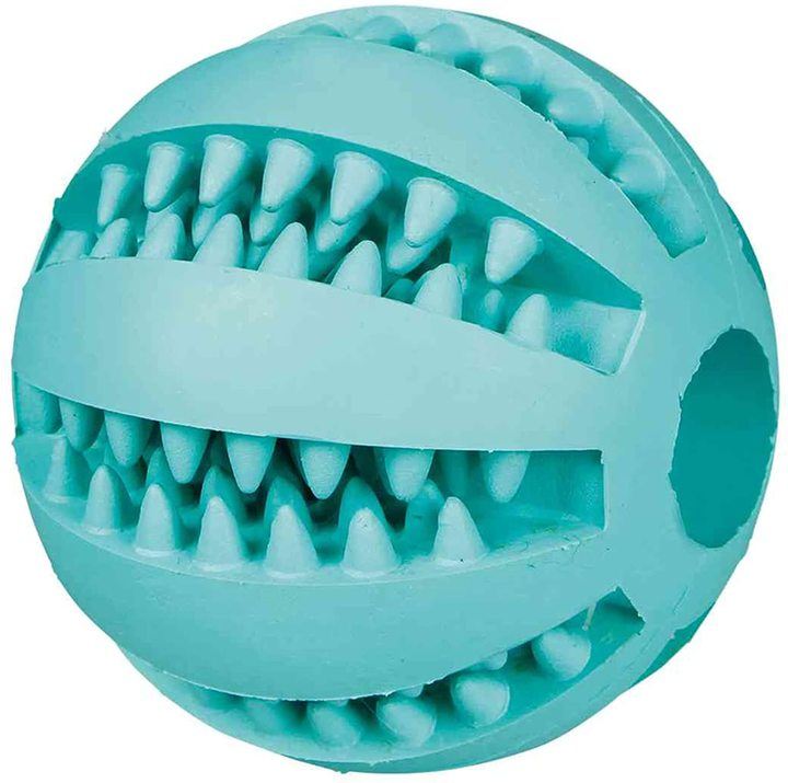 Denta Fun Ball Mint Flavour Natural Rubber Dog Toy