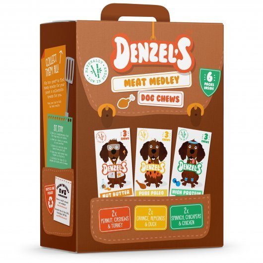 Denzel's Meaty Medley For Dogs Soft Chews