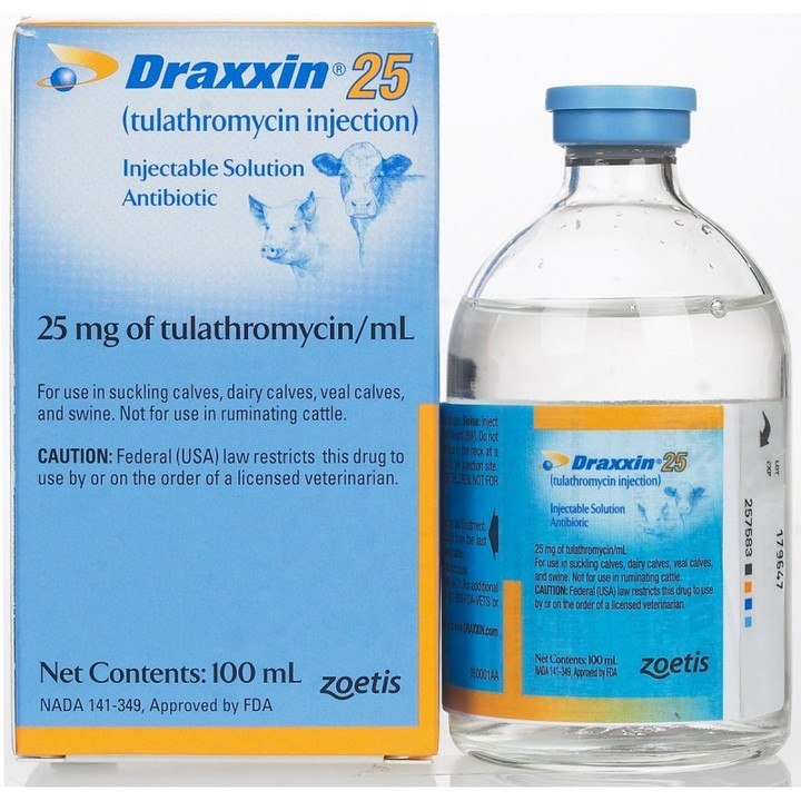 Draxxin 25 mg/ml Solution for Injection for Pigs