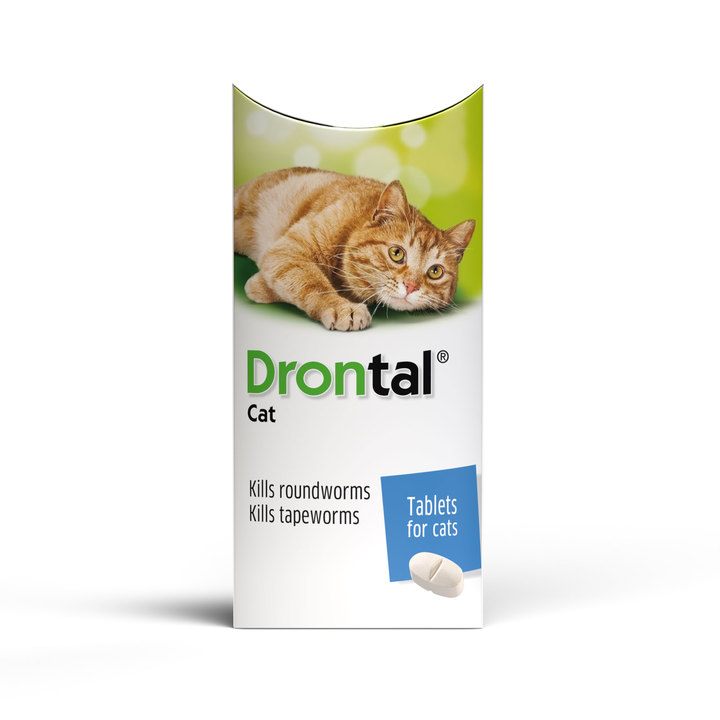 Drontal Wormer Tablets for Small & Medium Cats (Under 4kg)