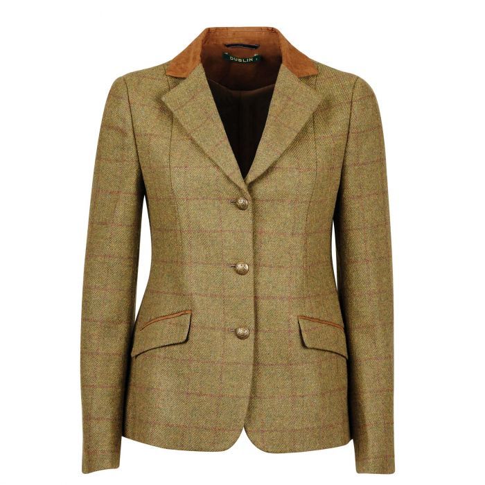Dublin Albany Terr Suede Collar Tailored Jacket