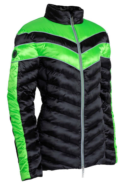 Equisafety Carl Hester Collection Vincenzo Quilted Green Jacket
