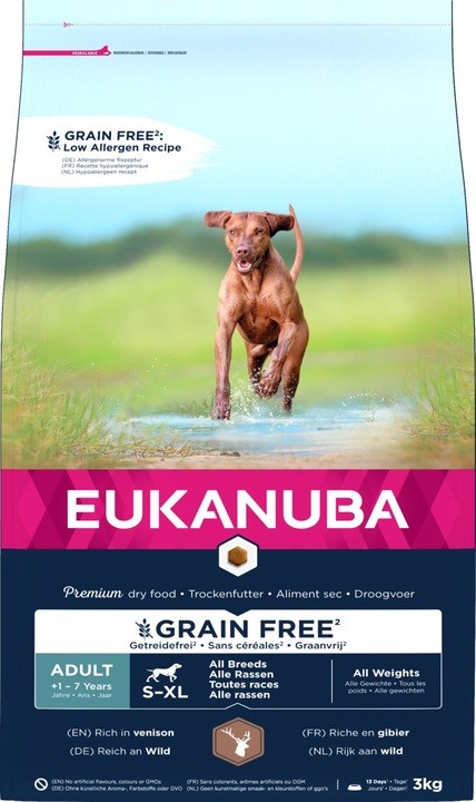 Eukanuba Grain Free Venison Adult Dog Food