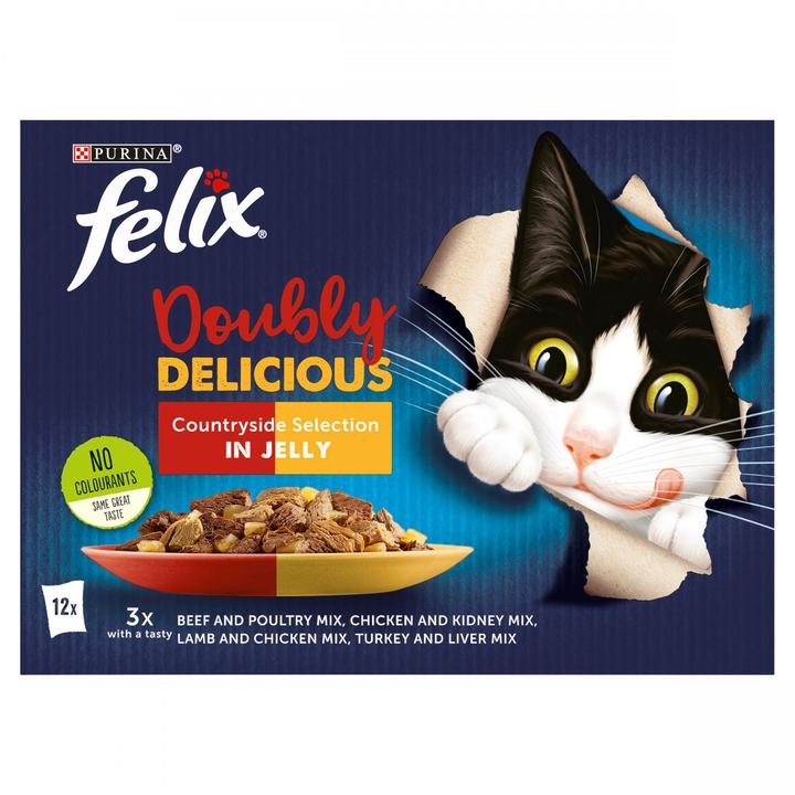 Felix Doubly Delicious Meat Cat Food