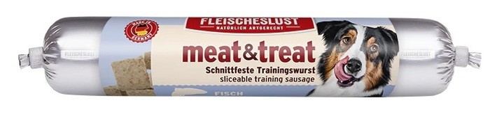 Fleischeslust (MeatLove) Meat & Treat Fish Sausage for Dogs