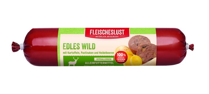Fleischeslust (MeatLove) Precious Game Sausage with Potato for Dogs
