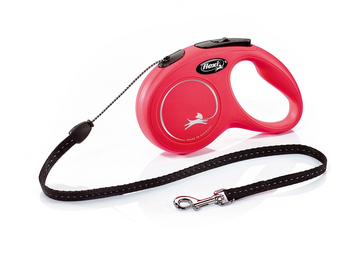 Flexi New Classic Cord Dog Lead 5m Red