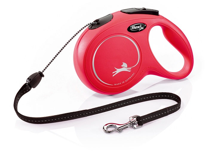 Flexi New Classic Cord Dog Lead 8m Red