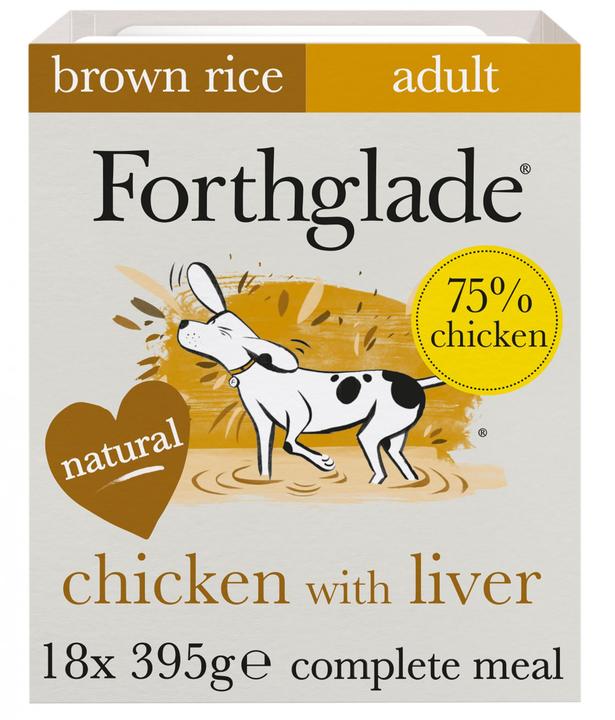 Forthglade Complete Chicken and Liver with Brown Rice Dog Food