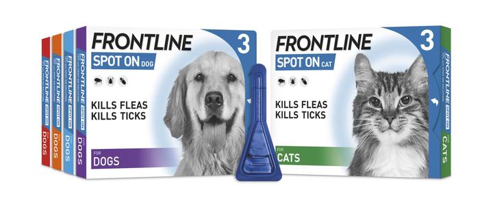 FRONTLINE Spot On Flea & Tick Treatment Dogs & Cats