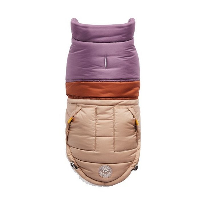GF Pet Elasto-Fit Retro Puffer Jacket for Dogs Sand