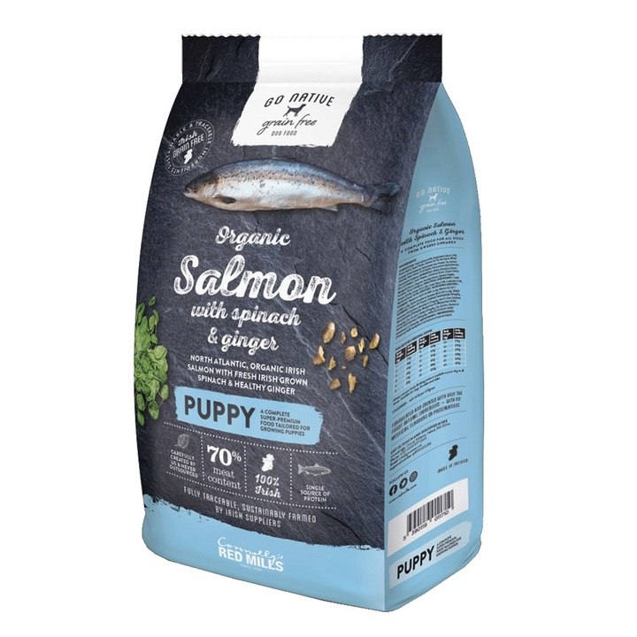 Go Native Puppy With Organic Salmon Spinach & Ginger