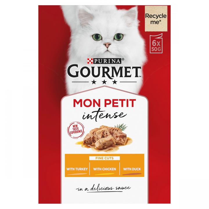 Gourmet Mon Petit Intense Fine Cuts Cat Food