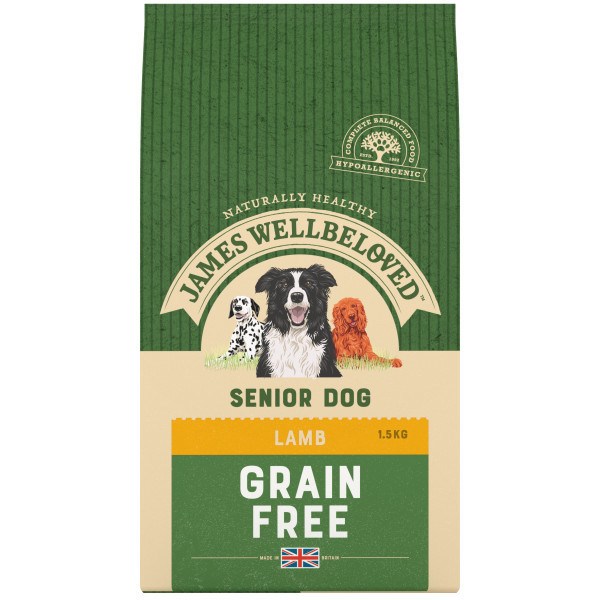 James Wellbeloved Senior Grain Free Lamb Dog Food