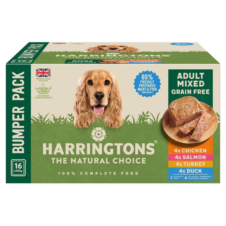 Harringtons Grain Free Mixed Selection Dog Trays