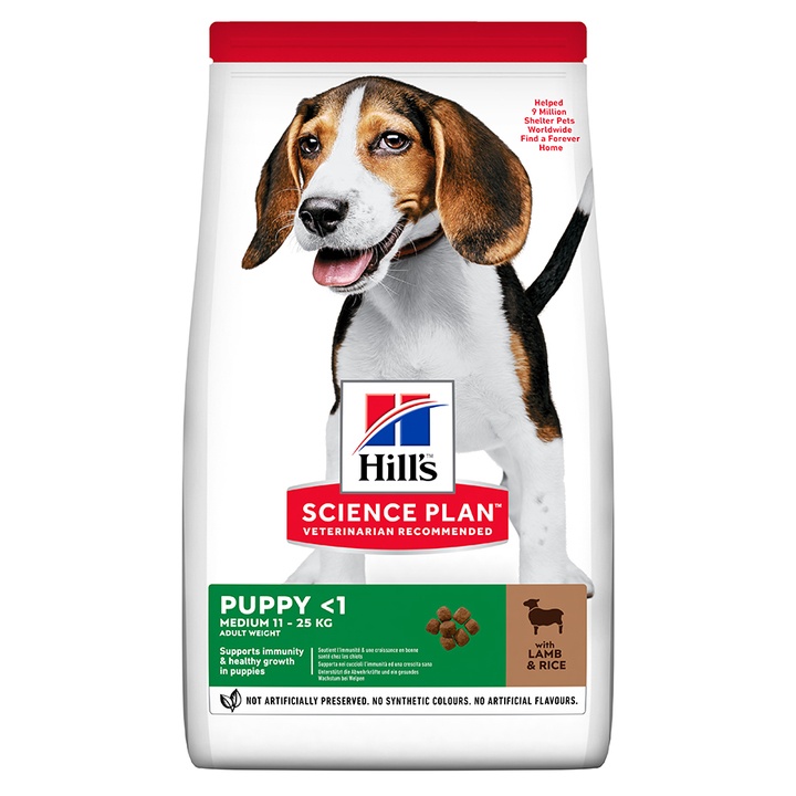 Hill's Science Plan Puppy Medium Lamb & Rice Dog Food