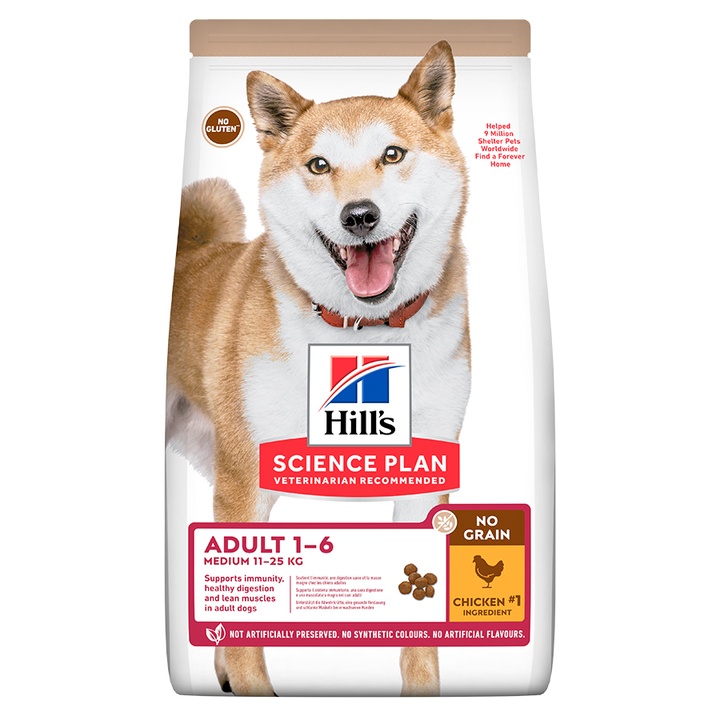 Hill's Science Plan No Grain Adult Medium Dry Dog Food