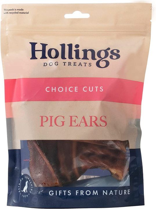 Hollings Pig Ears Dog Treats