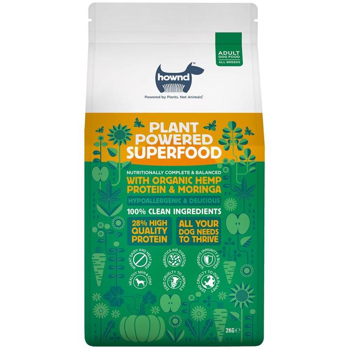 Hownd Plant Powered Superfood With Hemp Protein and Moringa Dog Food