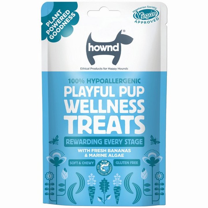 Hownd Playful Pup Plant Based Hypoallergenic Wellness Treats for Dogs