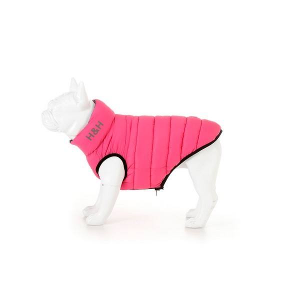Hugo & Hudson Dog Pink Puffer Jacket
