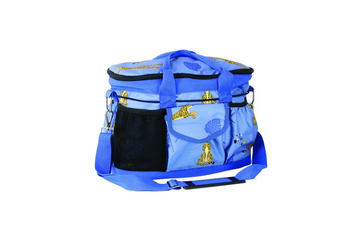 Hy Equestrian Chico the Cheetah Grooming Bag Blue & Gold