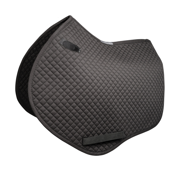 Hy Equestrian Competition Close Contact Saddle Pad for Horses Black