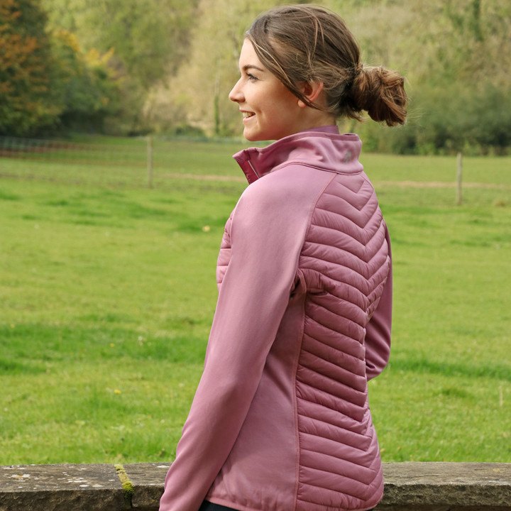 Hy Equestrian Synergy Sync Lightweight Padded Jacket Grape