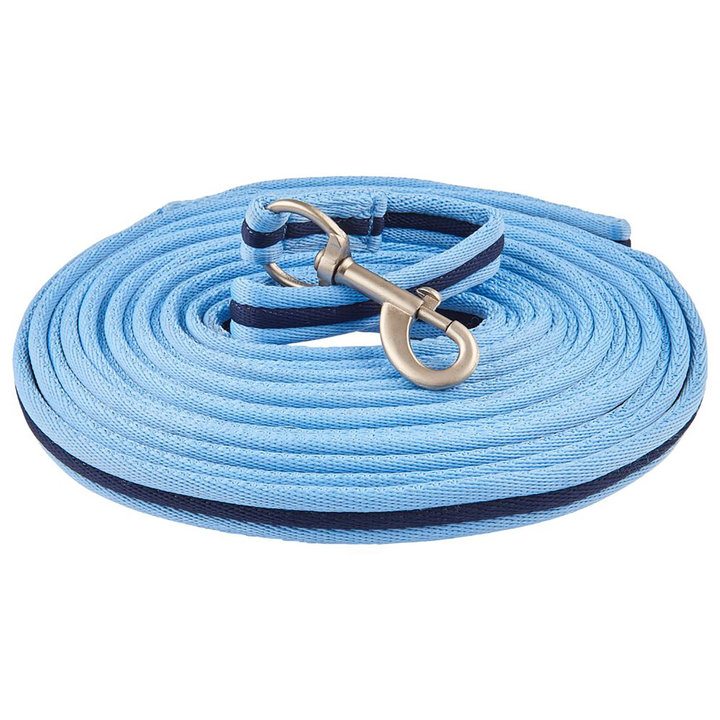 Imperial Riding Lunging Line Soft Nylon Blue Breeze