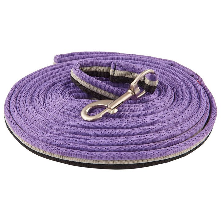 Imperial Riding Lunging Line Soft Nylon Royal Purple