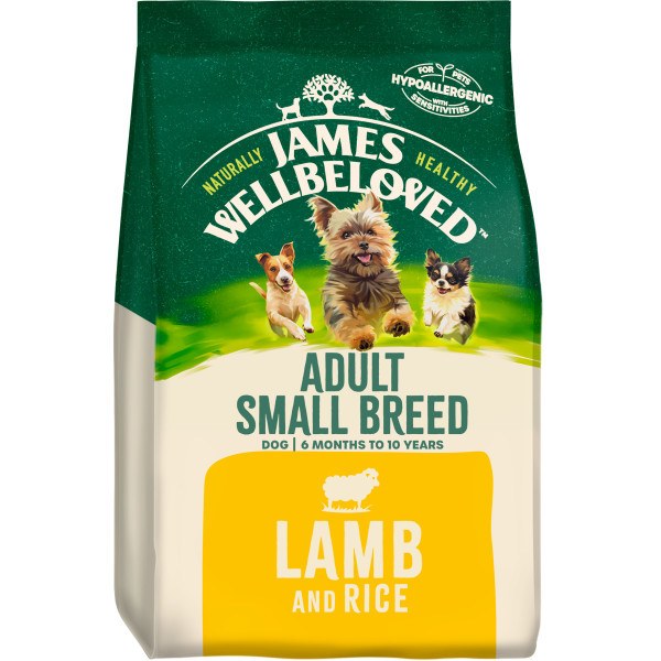 James Wellbeloved Adult Small Breed Dog Dry Food Lamb & Rice