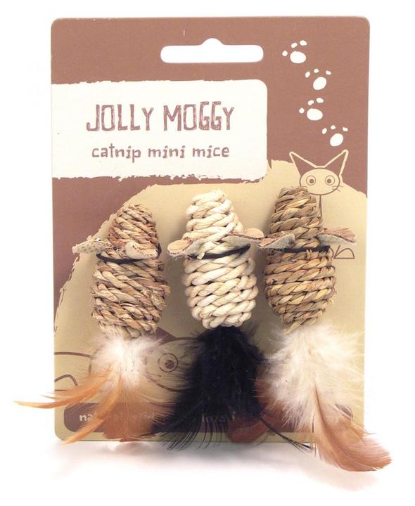 Jolly Moggy Catnip Mini Mice