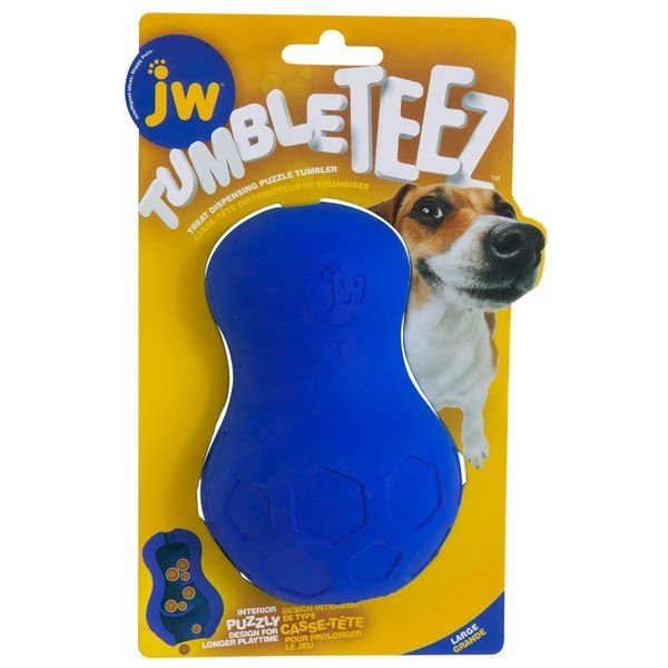 Jw Tumble Teez Treat Toy Blue