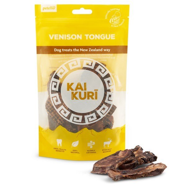 Kai Kuri Air-dried Venison Tongue Dog Treat