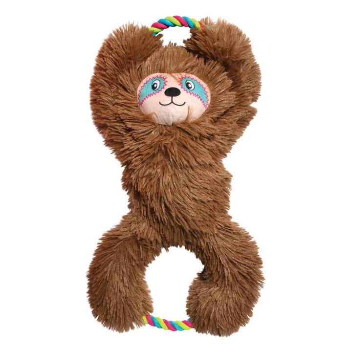 KONG Tuggz Sloth Dog Toy