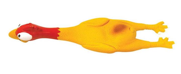 Rosewood Latex Chicken Dog Toy