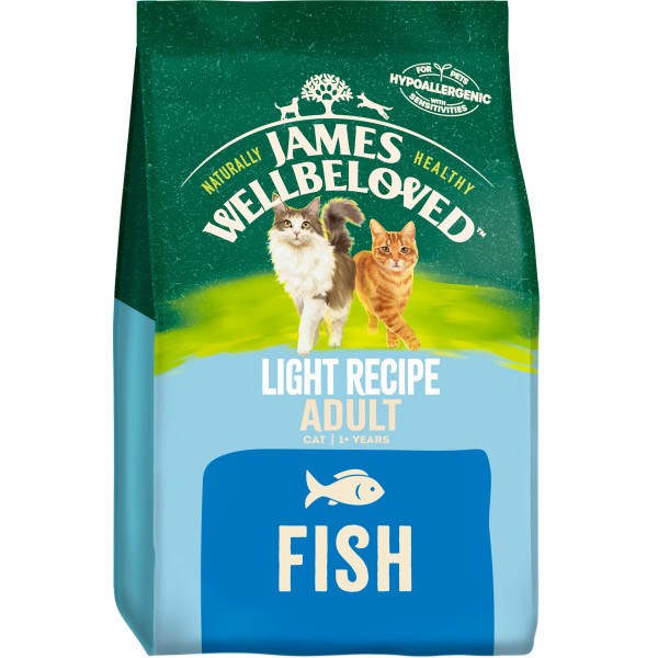 James Wellbeloved Light Cat Dry Food Fish