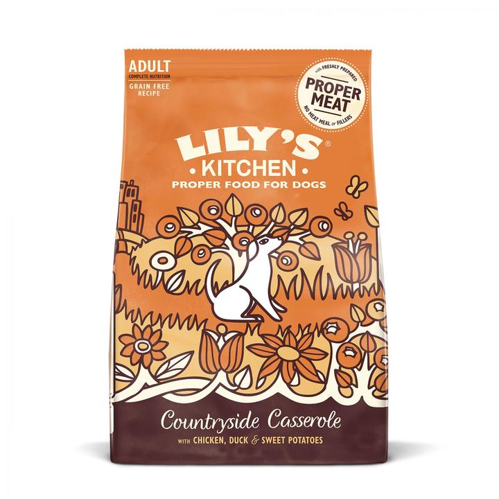 Lily's Kitchen Chicken & Duck Countryside Casserole Adult Dry Dog Food