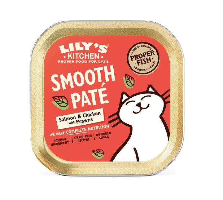 Lily's Kitchen Salmon & Chicken Smooth Paté Cat Food