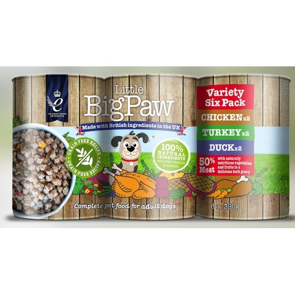 Little Big Paw Variety Pack Complete Natural Wet Dog Food