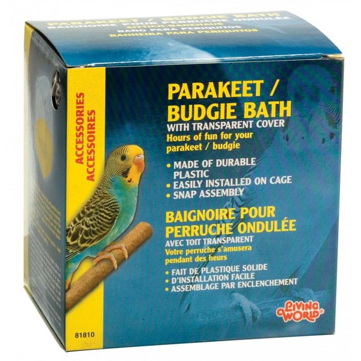 Living World Parakeet/Budgie Bird Bath