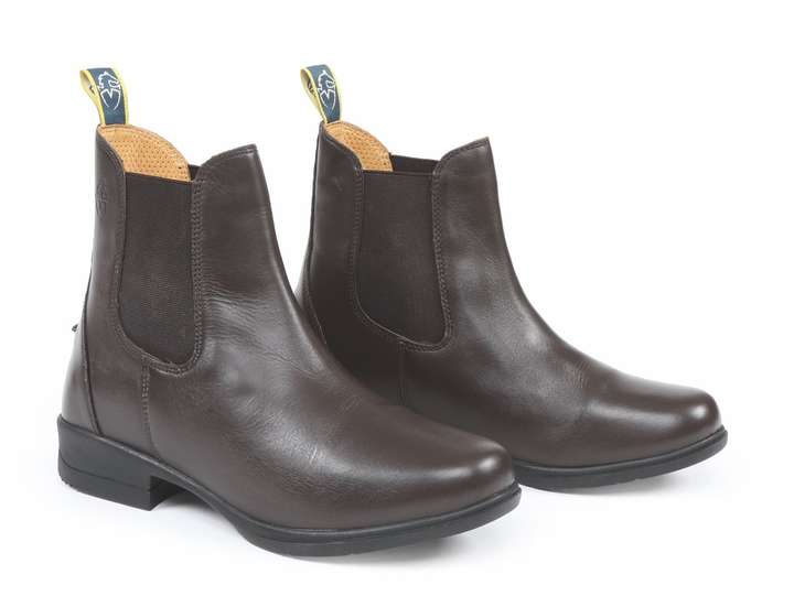Moretta Lucilla Leather Jodhpur Boots Brown