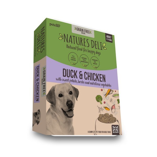 Natures Deli Adult Grain Free Duck & Chicken Dog Food