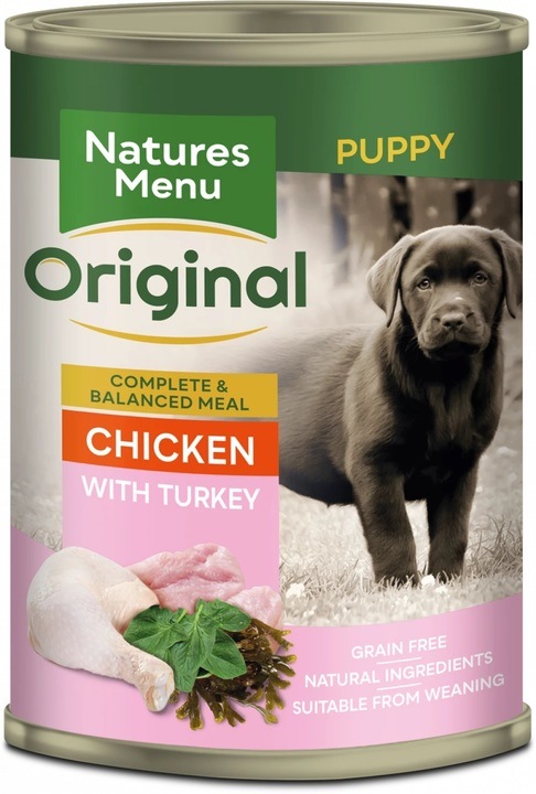 Natures Menu Chicken with Turkey Canned Puppy Food