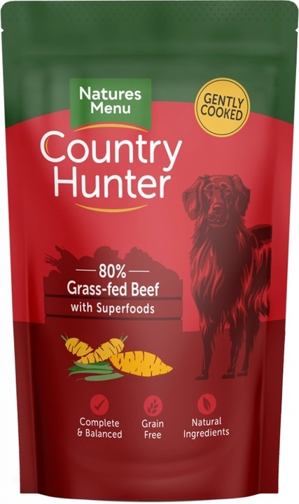 Natures Menu Country Hunter Grass Grazed Beef Pouches