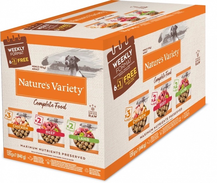 Nature's Variety Multipack Freeze Dried Dinners for Dogs
