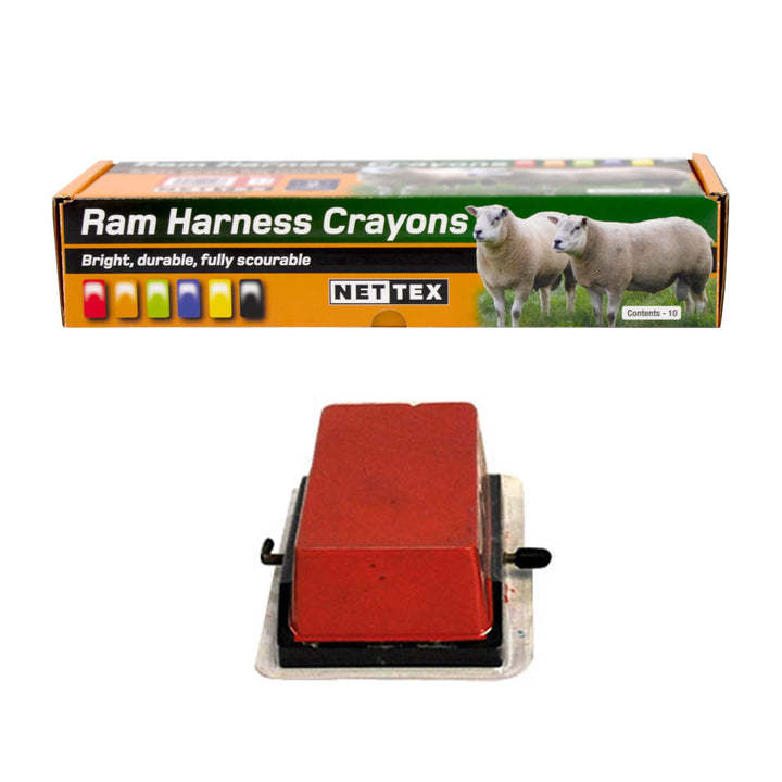 Nettex Agri Cold Crayons for Sheep Markings Red