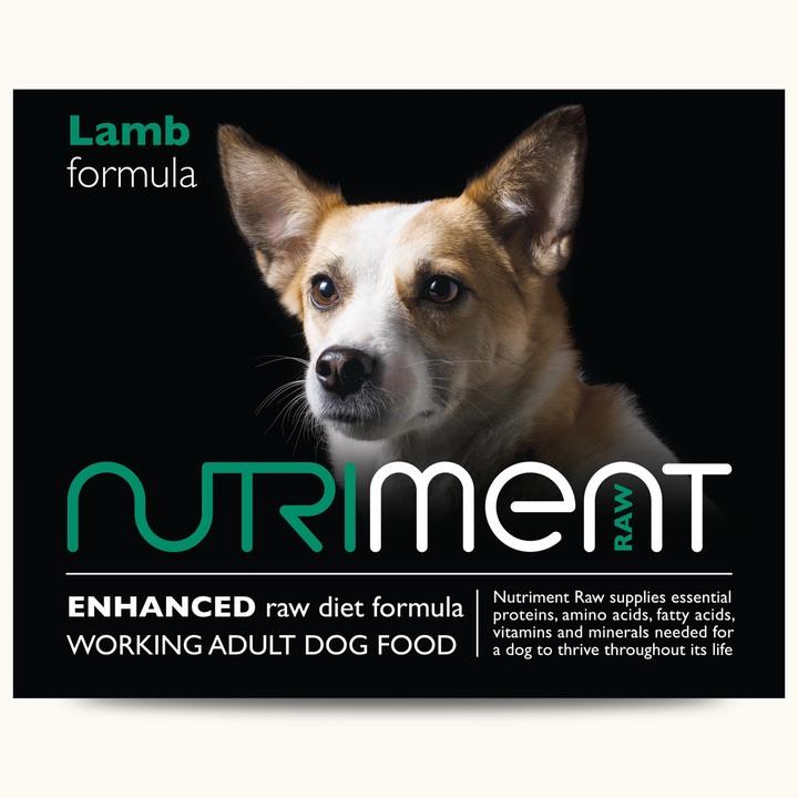 Nutriment Lamb Formula Raw Dog Food Trays
