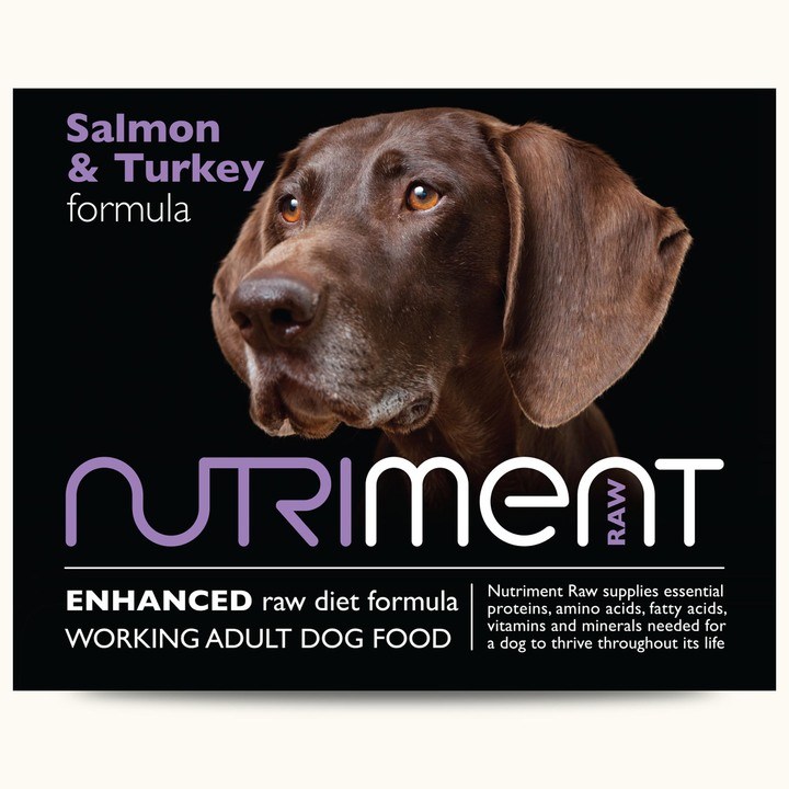 Nutriment Salmon & Turkey Formula Raw Dog Food Trays